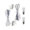 Haraqi Cables blancos de repuesto originales con bombillas_1