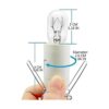 Haraqi Cables blancos de repuesto originales con bombillas_5