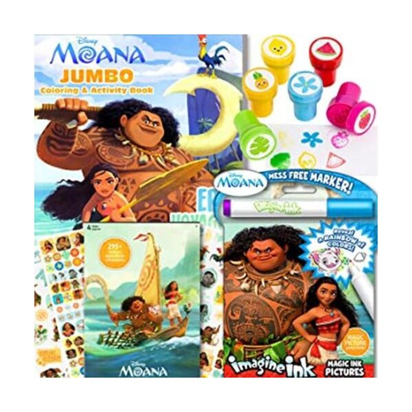 Disney Moana Libro para colorear y actividades con_1