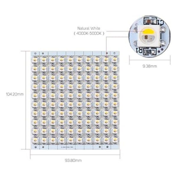 BTFLIGHTING SK6812RGBW WS2812B RGBW Chips LED 100 chips_2