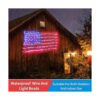 MZD8391 Luces de bandera estadounidense 420 LED