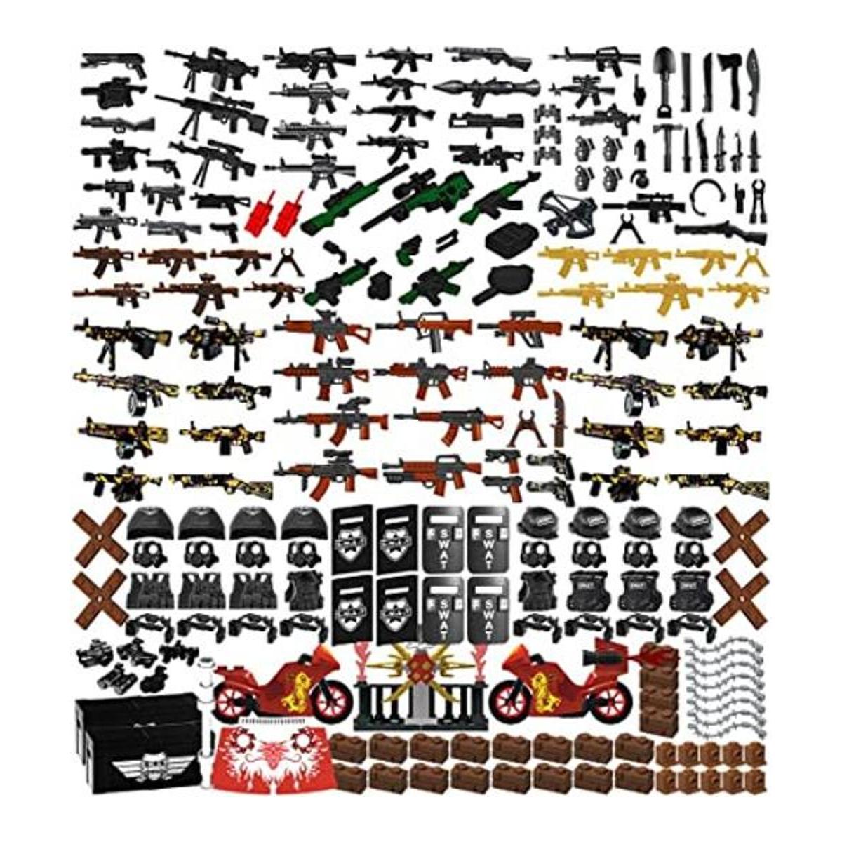 Paquete de armas 225 accesorios juego de armas