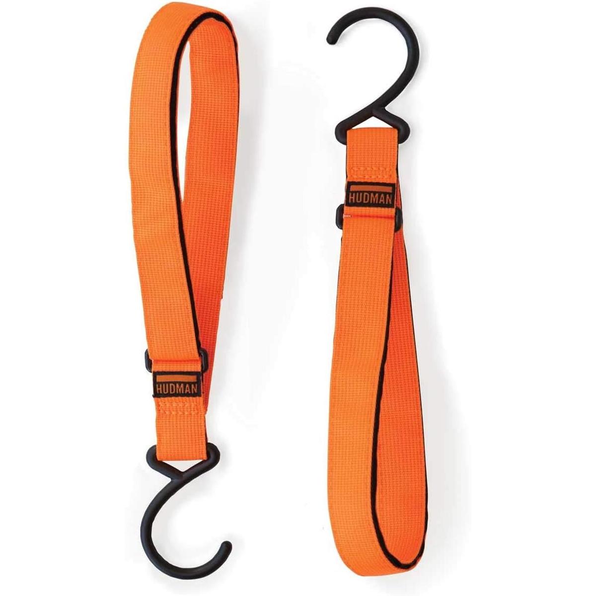 Hudman Works Correa y gancho naranja brillante 30