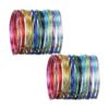 Shappy 24 rollos de alambre para manualidades de aluminio