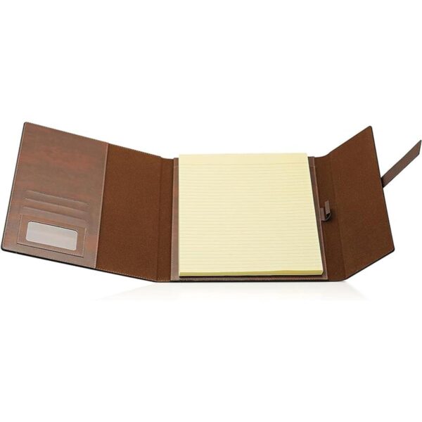 Gallaway Leather Carpeta de cartera de Padfolio Soporte_2