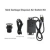 Homend Kit de interruptor de aire para fregadero superior