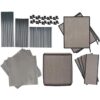 Organizador de ropa con cajones de 4 niveles cómoda de