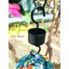 REZIPO Comedero para colibrí con posadero vidrio soplado
