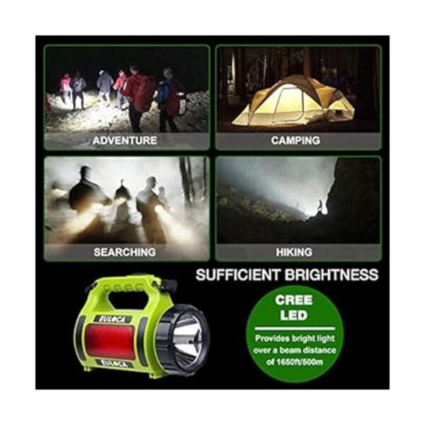 EULOCA Foco LED CREE recargable linterna de camping_6