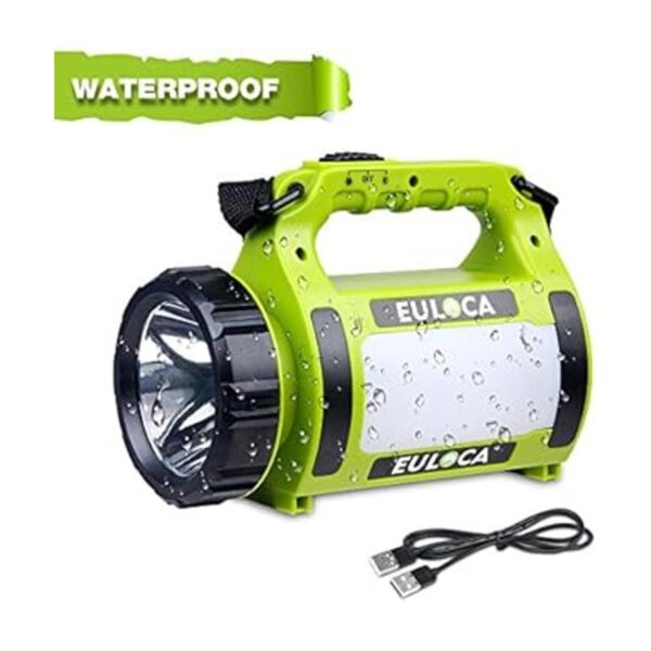 EULOCA Foco LED CREE recargable linterna de camping_2