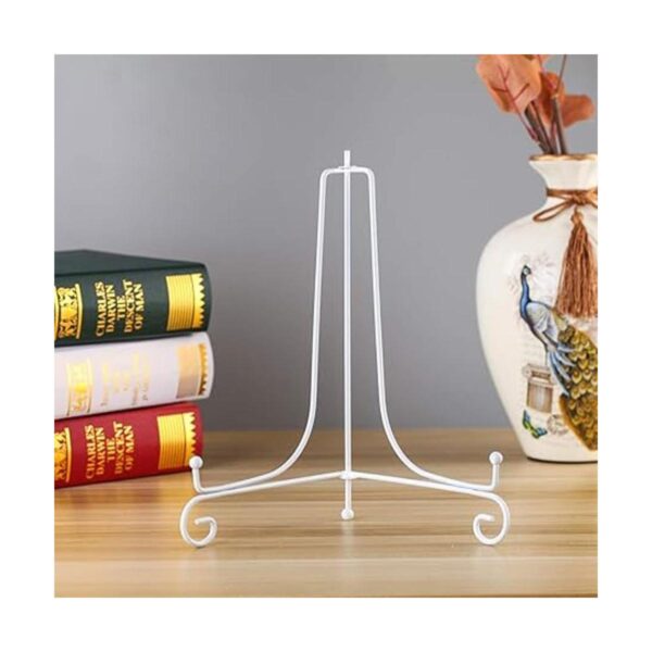 Artliving Paquete de 2 soportes de placa grande de hierro