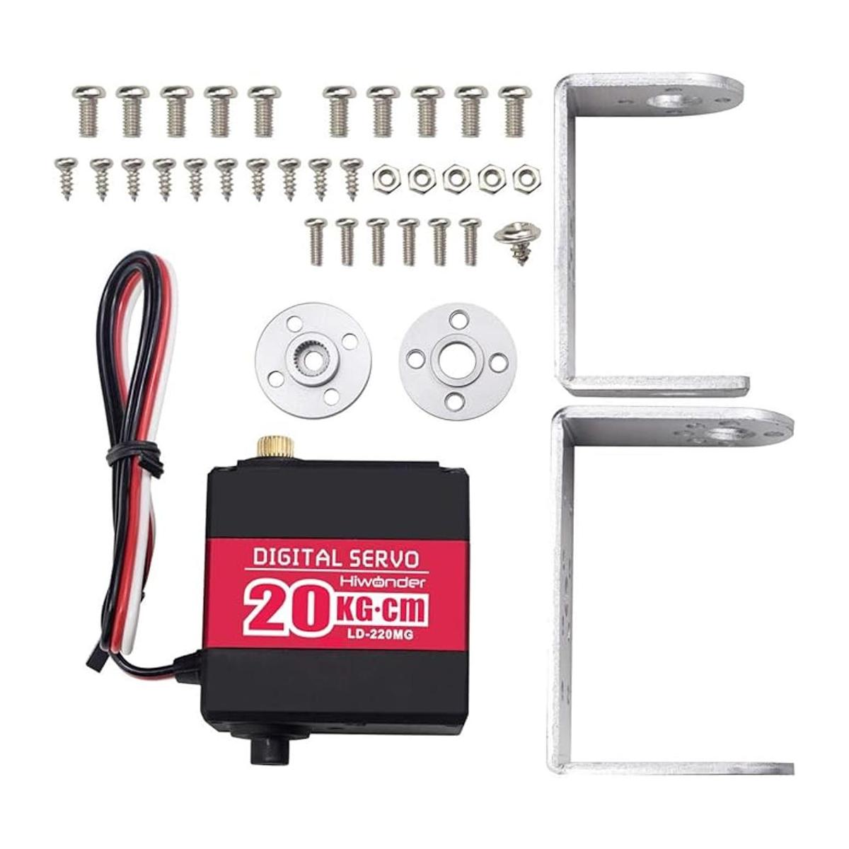 LD220MG Servo digital de engranaje metálico completo de