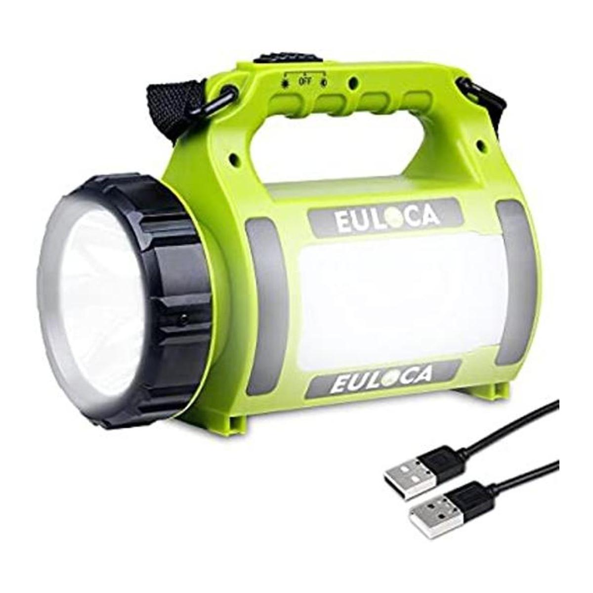 EULOCA Foco LED CREE recargable linterna de camping