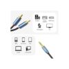MillSO RCA a 0.138 in 6 pies AUX Cable adaptador 0.138_3