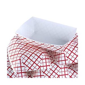 Bandejas de papel resistente a las grasas. Cesta de cartón_1