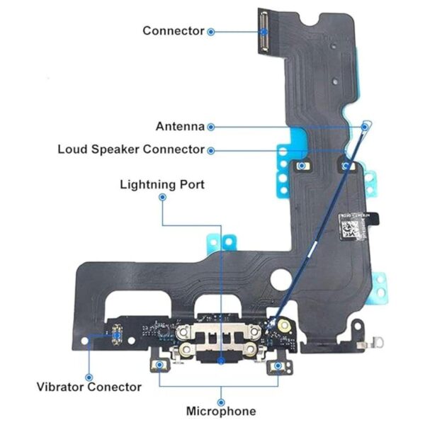 MMOBIEL Conector de base compatible con iPhone 7 Plus_2