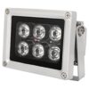 Iluminador infrarrojo 850 nm 6 LED de 130 pies 60 grados_1