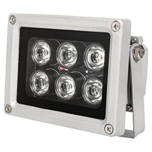 Iluminador infrarrojo 850 nm 6 LED de 130 pies 60 grados_1