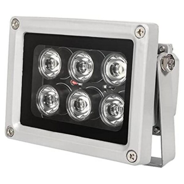 Iluminador infrarrojo 850 nm 6 LED de 130 pies 60 grados_1