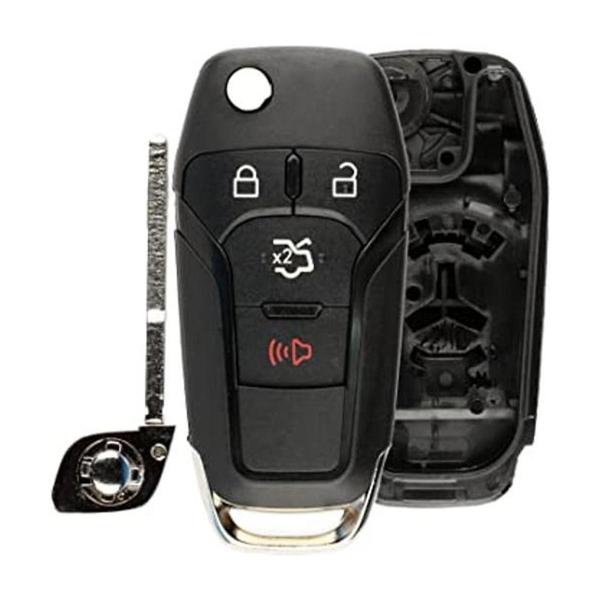 KeylessOption Carcasa para llavero con control remoto de