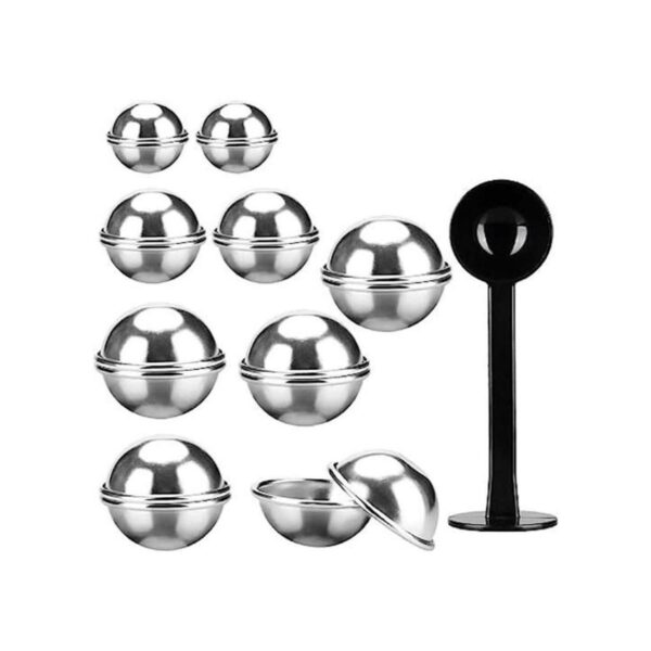 Moldes de metal para hacer bombas de baño 18 moldes de