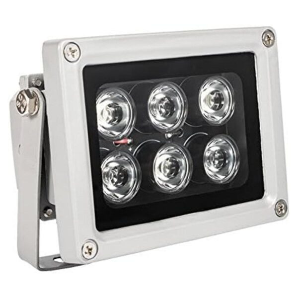 Iluminador infrarrojo 850 nm 6 LED de 130 pies 60 grados_2