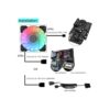 LEDdess X390I Ventilador de control de placa base 4.724 in_3