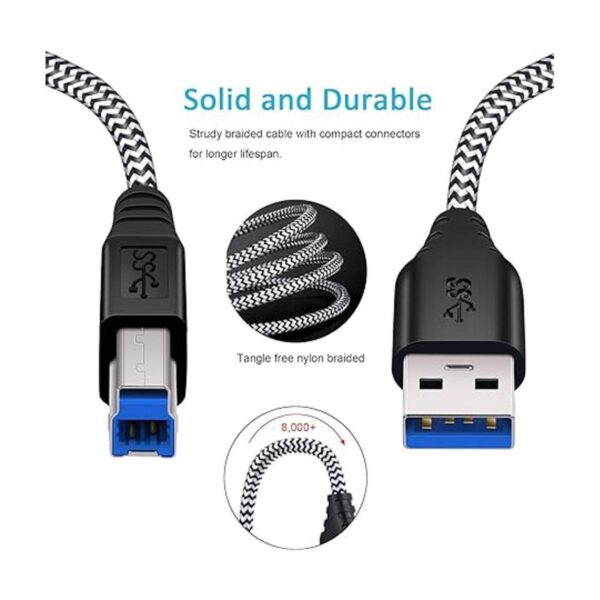 Besgoods Cable USB 3.0 de A a B cable USB 3.0 de 11.5_2
