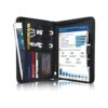 Godery Padfolio Portafolio Mini carpeta de cuero con_1