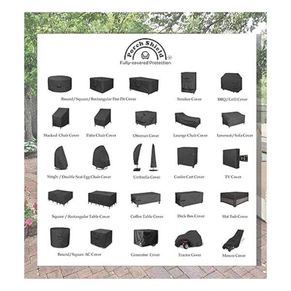 Porch Shield Cubiertas de aire acondicionado impermeables