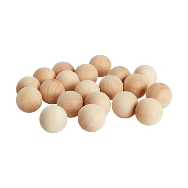 Bolas de madera de 1.5 pulgadas para manualidades esferas