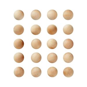 Bolas de madera de 1.5 pulgadas para manualidades esferas