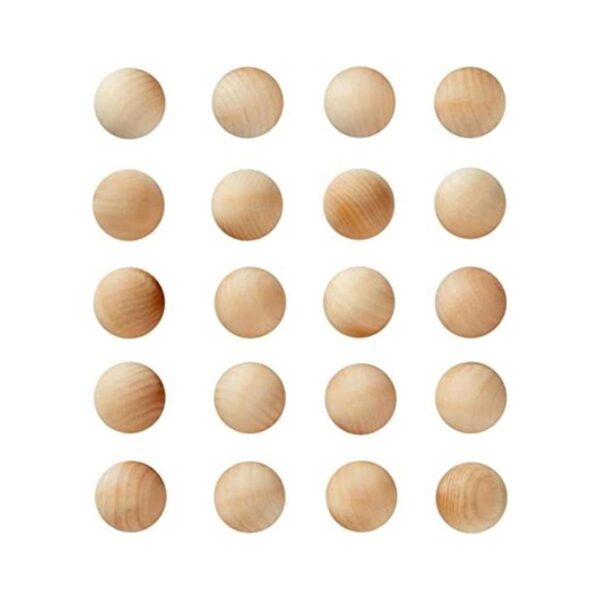 Bolas de madera de 1.5 pulgadas para manualidades esferas