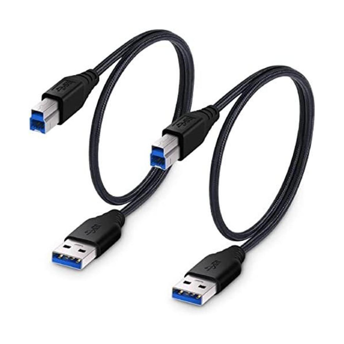 Besgoods Cable USB 3.0 Amacho a Bmacho 1.5 pies19.7 in