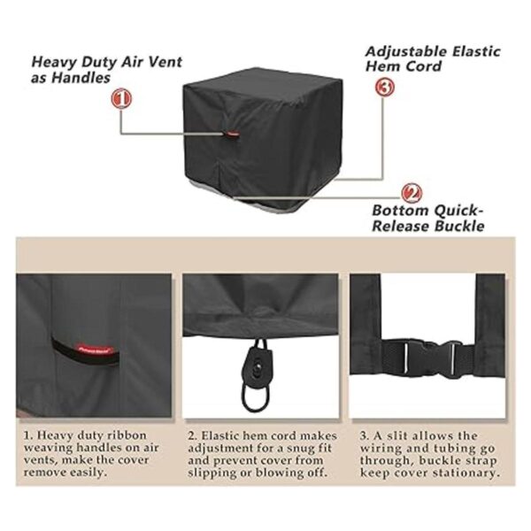 Porch Shield Cubiertas de aire acondicionado impermeables