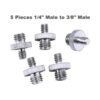 SUNMNS Juego de 27 tornillos roscados hembra macho_4