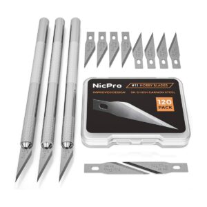 Nicpro Juego de 123 cuchillos para pasatiempos 3