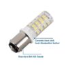 BA15D Bombilla LED de doble bayoneta para máquina de
