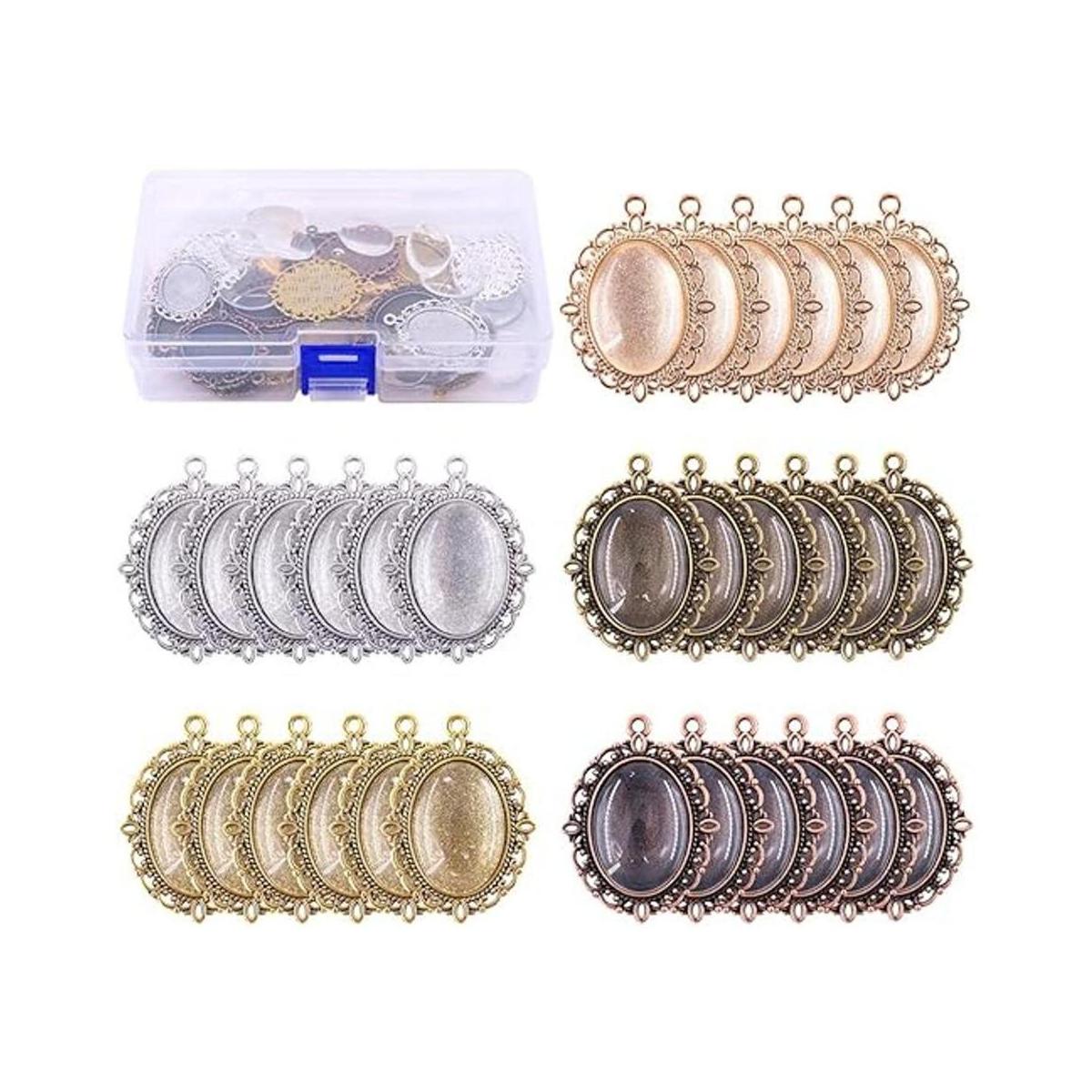 Swpeet Kit de 60 bandejas para colgantes incluye 30