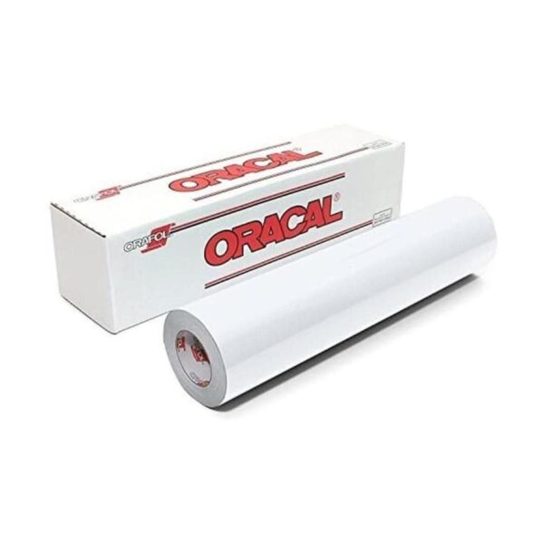 Rollo de Oracal 651 Vinilo blanco mate para cortadores de_1