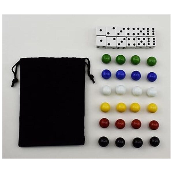 Juego de mesa de mármol de doble cara de roble sólido de_3