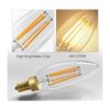 HIZASHI Bombilla LED E12 regulable equivalente a 40 W_4