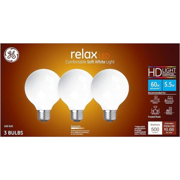 GE Lighting 36948 Bombilla de acabado transparente Refresh_2