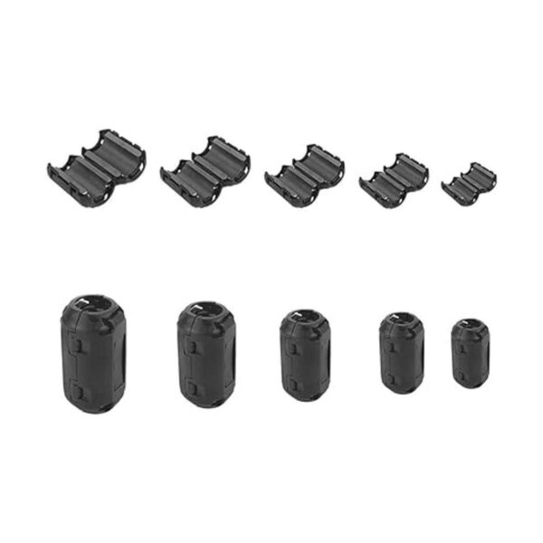 Ceedmon 20 piezas de anillo de ferrita con clip para_3
