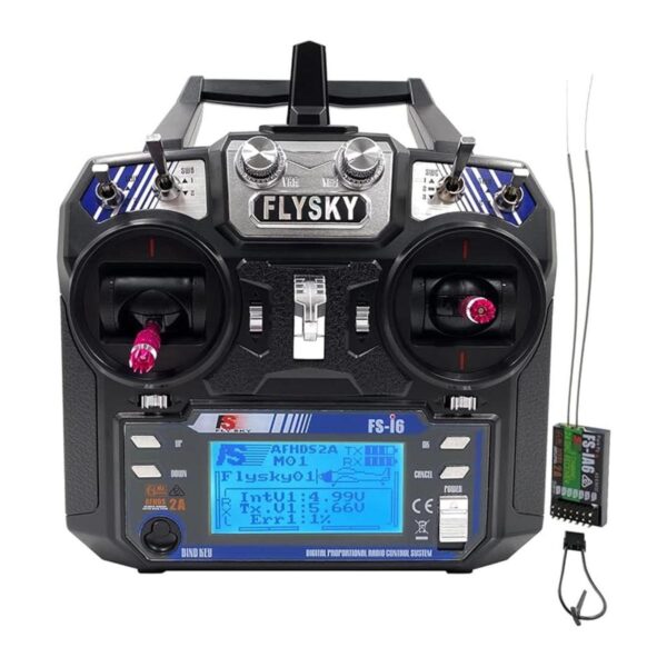 Flysky FSi6 6CH 2.4GHz Sistema de radio RC Controlador