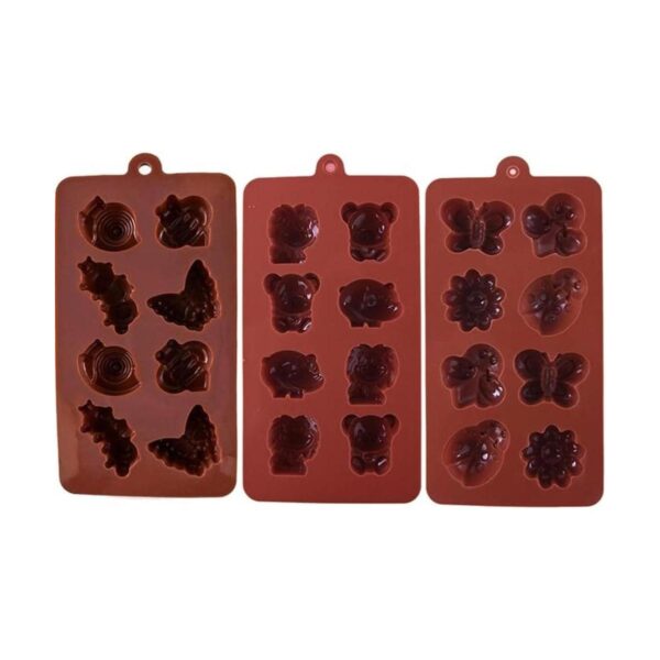 STARUBY Moldes de silicona antiadherentes moldes de
