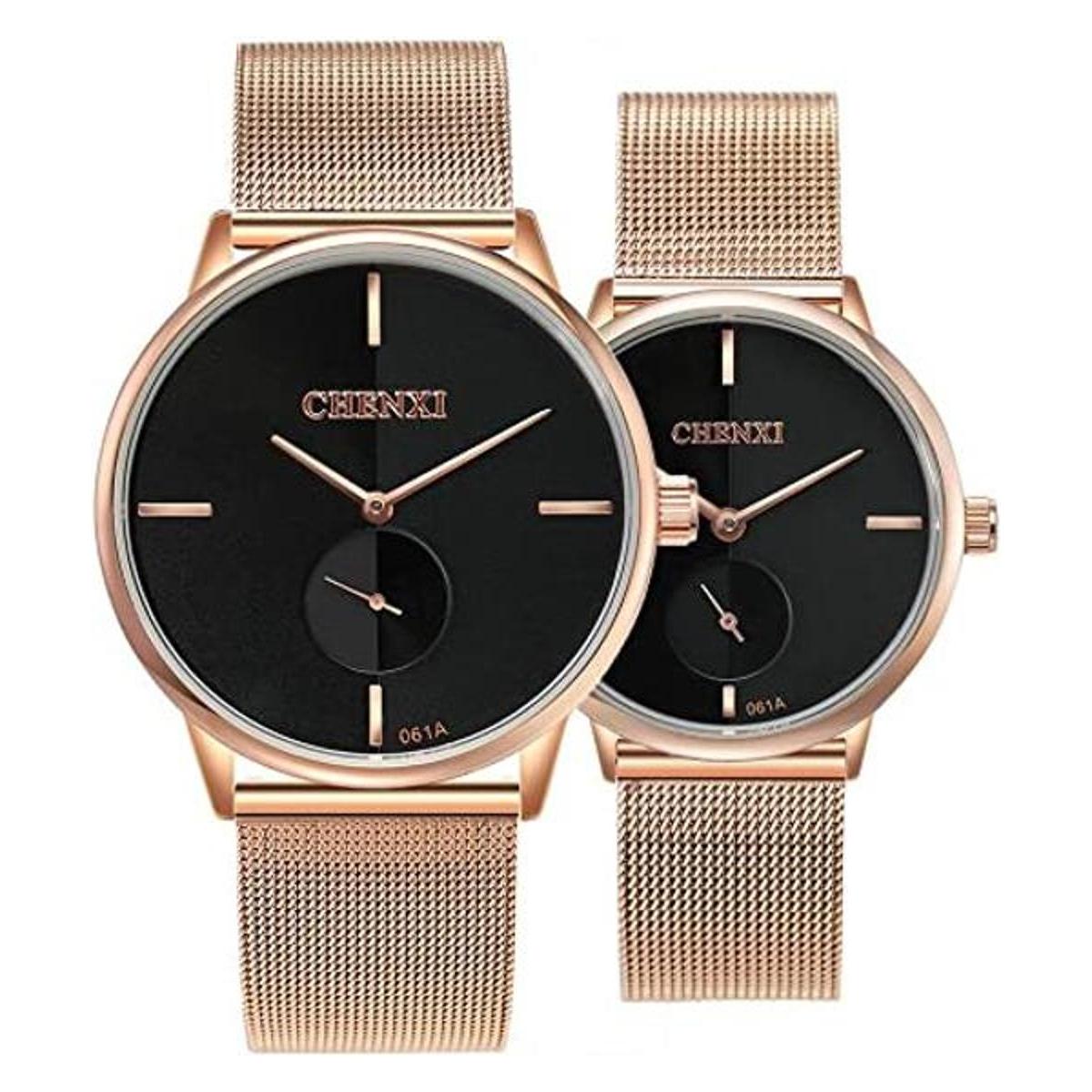Reloj para parejas hombres y mujeres par de relojes de