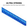 Petbobi 20 Feet 30 Feet Tie Out Cable Chew Proof for Dog_4