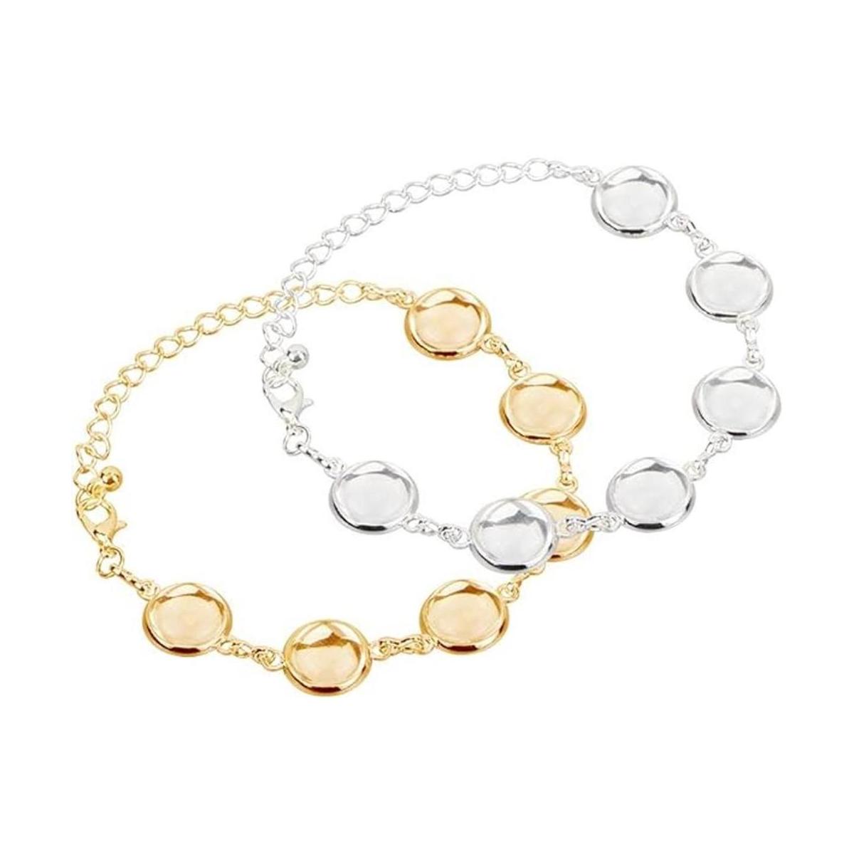 PH PandaHall 10 cadenas de pulsera ajustables ajustes de