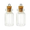 LEFV Mini botellas de cristal de 1.0 in con mensaje del_1